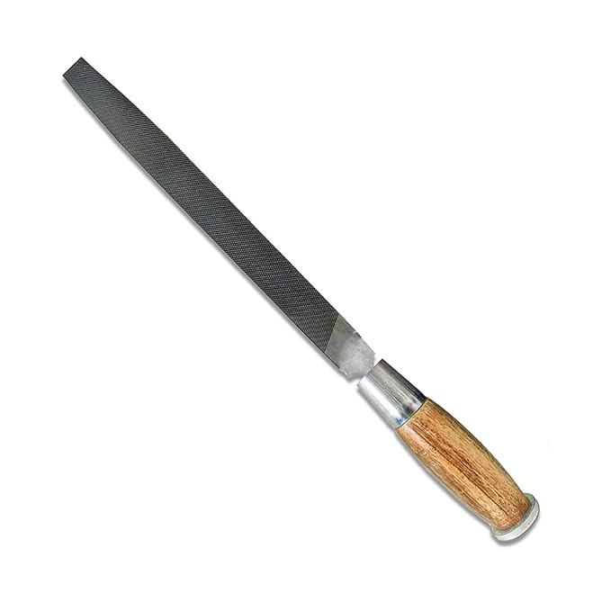 Stainless steel wooden handle flat needle 1PCS size 58*2
