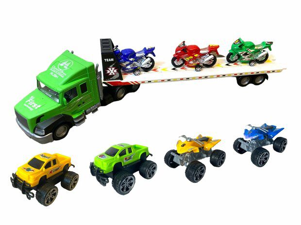 Speelgoed Vrachtwagen met oplegger